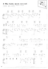 descargar la partitura para acordeón Ma lady mon secret en formato PDF