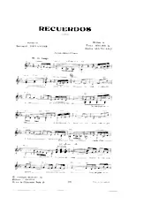 download the accordion score RECUERDOS in PDF format