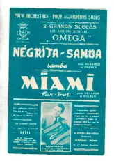 download the accordion score Négrita - samba (orchestration complète) in PDF format