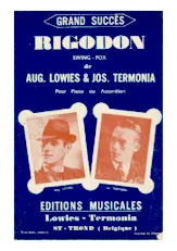 download the accordion score Rigodon in PDF format