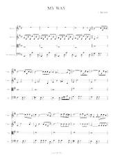télécharger la partition d'accordéon My Way / Quartet String au format PDF