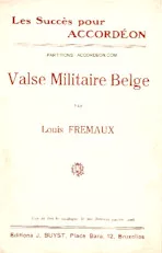 télécharger la partition d'accordéon Valse militaire Belge au format PDF