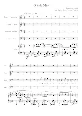 download the accordion score O Sole Mio in PDF format