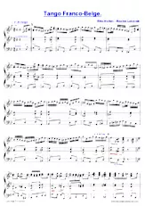 descargar la partitura para acordeón Tango Franco-Belge en formato PDF