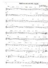 descargar la partitura para acordeón Nostalgie d'une valse en formato PDF