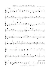 télécharger la partition d'accordéon BLUE DANUBE WALTZ au format PDF