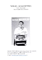 télécharger la partition d'accordéon Neiges Alsaciennes au format PDF