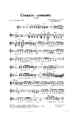 descargar la partitura para acordeón Corazon contento en formato PDF