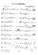 download the accordion score La cumbara in PDF format
