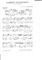 descargar la partitura para acordeón TANGO COLONIAL en formato PDF
