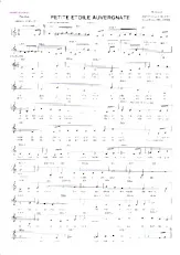 télécharger la partition d'accordéon PETITE ETOILE AUVERGNATE (tonalité DO MAJEUR) au format PDF