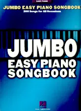 télécharger la partition d'accordéon Jumbo easy piano songbook - 200 songs for all occasions au format PDF