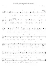 descargar la partitura para acordeón Green green grass of home en formato PDF