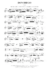 scarica la spartito per fisarmonica Don Diego in formato PDF