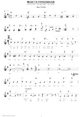 descargar la partitura para acordeón MUSETTE PARADISIAQUE en formato PDF