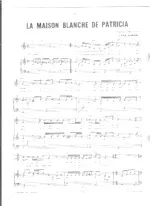 télécharger la partition d'accordéon LA MAISON BLANCHE DE PATRICIA au format PDF