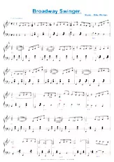 descargar la partitura para acordeón Broadway Swinger en formato PDF