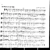 download the accordion score all my love in vain in PDF format