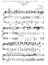 télécharger la partition d'accordéon Sonata op 13 (Pamięci Zolotarieva) (Mémoire Zolotarieva) (Bayan) au format PDF
