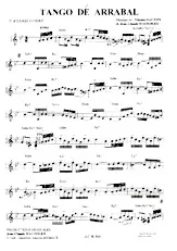 descargar la partitura para acordeón Tango de arrabal en formato PDF