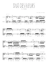 télécharger la partition d'accordéon DUO DES FLEURS (OPÉRA LAKMÉ) au format PDF