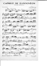 descargar la partitura para acordeón Caprice de bandonéon en formato PDF