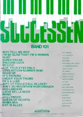 télécharger la partition d'accordéon Basart Successen (Band 101) (22 Titres) au format PDF