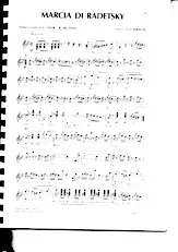 download the accordion score Radetsky March in PDF format