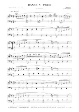 télécharger la partition d'accordéon Danse A' Paris  / Valzer Musette /  Per fisarmonica au format PDF