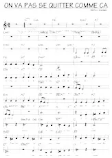download the accordion score ON N'VA PAS SE QUITTER COMME ÇA in PDF format