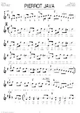 download the accordion score PIERROT JAVA in PDF format