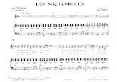 scarica la spartito per fisarmonica Les noctambules in formato PDF