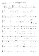 descargar la partitura para acordeón Un Amour De Classe en formato PDF
