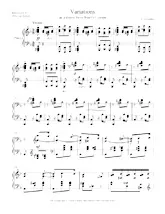 télécharger la partition d'accordéon Variations on a theme from Bizet's Carmen / Piano  au format PDF