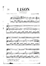télécharger la partition d'accordéon LISON au format PDF