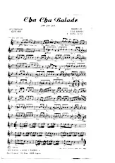 download the accordion score CHA CHA BALADE in PDF format