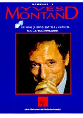 télécharger la partition d'accordéon Hommage à Yves Montand / 1991 / Chansons qui font chanter la Nostalgie au format PDF