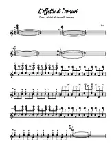 télécharger la partition d'accordéon L'effettu di l'amuri au format PDF