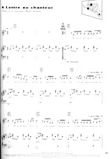 scarica la spartito per fisarmonica Lettre au chanteur in formato PDF