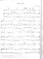 download the accordion score  HEY JUDE in PDF format