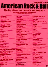 scarica la spartito per fisarmonica American Rock & Roll - The big hits of late 50's and early 60's - Vol.2 in formato PDF