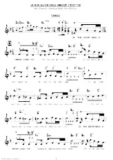 download the accordion score JE N'AI QU'UN SEUL AMOUR C'EST TOI in PDF format