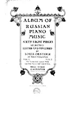 descargar la partitura para acordeón Album of Russian Piano Music  /  Volumen 2 en formato PDF