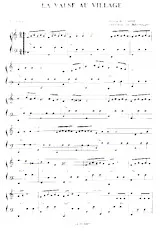 download the accordion score La valse au village in PDF format