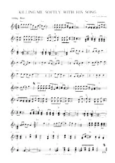 download the accordion score KILING ME SOFTHY WITH HIS SONG in PDF format