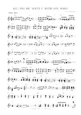 descargar la partitura para acordeón KILING ME SOFTHY WITH HIS SONG en formato PDF