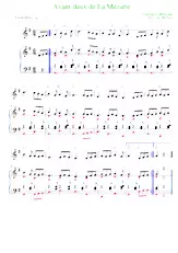 scarica la spartito per fisarmonica Avant-deux de La Mézière in formato PDF