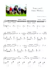 download the accordion score Tones and I dance monkey in PDF format