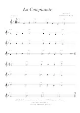 descargar la partitura para acordeón L a Complainte en formato PDF