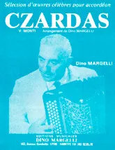 descargar la partitura para acordeón CZARDAS en formato PDF